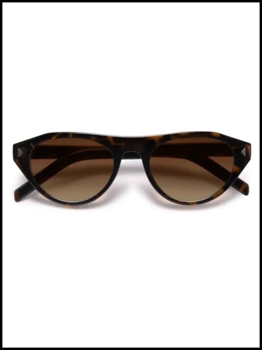Retro Cat Eye Sunglasses Narrow Oval UV400 Protection